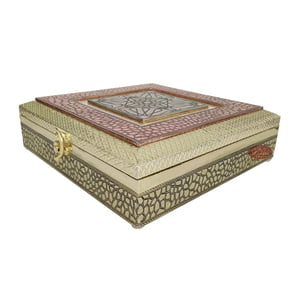 Antique Star designed Wooden Handmade Wedding Favor Box / Chocolate Box (8.5x8.5x2.25)
